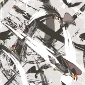 "Staraptor has strong wings and leg muscles and can easily fly while holding a small Pokemon. With it's cool attitude, it can also the wind and charge at a low altitude."