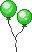 Green Balloons