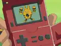 Ash's Johto Pokédex scanning Casey's Elekid