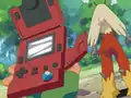Ash's Johto Pokédex failing to scan Harrison's Blaziken