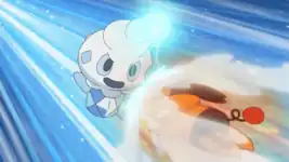 Ash and Trip's Third Battle!