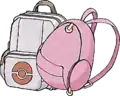 Both bags in Pokémon Crystal