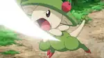 Sky Uppercut being used by a wild Breloom