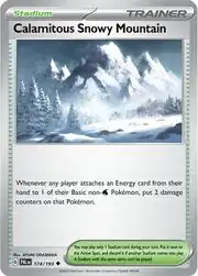 Calamitous Snowy Mountain from Paldea Evolved