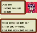 Message when not using a Game Boy Color