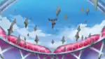 Stealth Rock being used by Cynthia's Garchomp