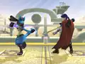 Lucario about to use Double Team.