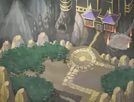 Overhead view of Dragnor.