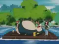 Snorlax's smaller size