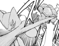Leaf Blade being used by Emerald's Sceptile