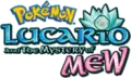 Lucario and the Mystery of Mew logo