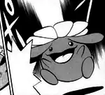 Stun Spore being used by Erika's Skiploom