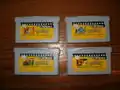 The four Game Boy Advance Video cartridges
