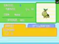 The trade summary of a searched Turtwig in Diamond and Pearl.