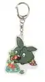 Galarian Meowth Day Trubbish keychain