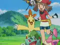 May and her Pokémon, from AG099 to AG119