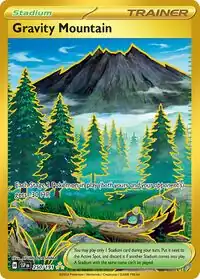 Gravity Mountain Hyper rare print from Surging Sparks