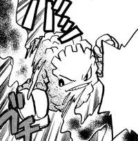 Mega Punch being used by Yellow's Graveler, Gravvy