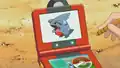 Khoury's Pokédex scanning a Gible