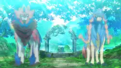 Hero of Many Battles Zacian and Zamazenta in Pokémon Journeys: The Series