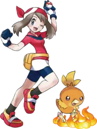 May & Torchic Kotobukiya ArtFx J figurine artwork