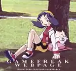 Art of Kris with Togepi from the GAME FREAK website