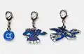 Kyogre metal charm set