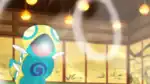 Boomburst being used by Larry's Dudunsparce
