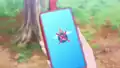 No reception icon on Liko's Rotom Phone