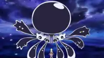 Nihilego taking over its fusion with Lusamine and trapping her inside it