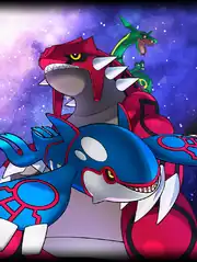 Super-ancient Pokémon artwork for Pokémon Masters EX Villain Arc Hoenn (Part 1)