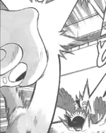 Bullet Punch being used by Maylene's Meditite