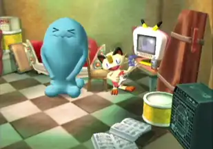 GameCube controller look-alike in Pichu Bros. in Party Panic!