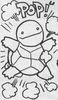 Ditto transformed into Squirtle