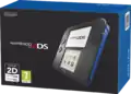 Black + Blue Nintendo 2DS box