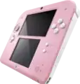 A Pink + White Nintendo 2DS