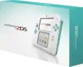 Sea Green Nintendo 2DS box
