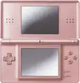 A Metallic Pink/Rose Metal Nintendo DS Lite
