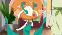 An Orange Flower Florges in Pokémon Journeys: The Series