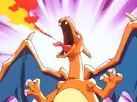 Pokémon League entrance exam instructor's Charizard