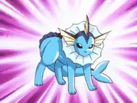 Pokémon League entrance exam instructor's Vaporeon