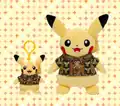 Pikachu wearing a Xatu Batik Shirt Plush