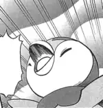 Growl being used by Platinum's Piplup