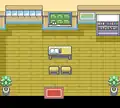 Interior of the building in Pokémon FireRed and LeafGreen