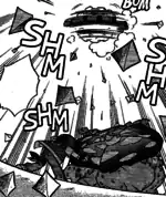 Spikes being used by the Pokémon Association's Forretress