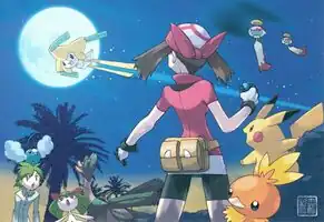 May and Wally encountering Jirachi