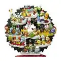 Pokémon Holiday & Home Wreath (with the Sinnoh first partners in the lower right)