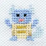 "The Wartortle embroidery from the Pokémon Shirts clothing line."