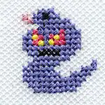 "The Arbok embroidery from the Pokémon Shirts clothing line."