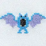 "The Golbat embroidery from the Pokémon Shirts clothing line."